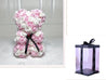 25cm Rosenbär mit Geschenkbox