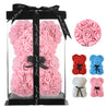 25cm Rosenbär mit Geschenkbox